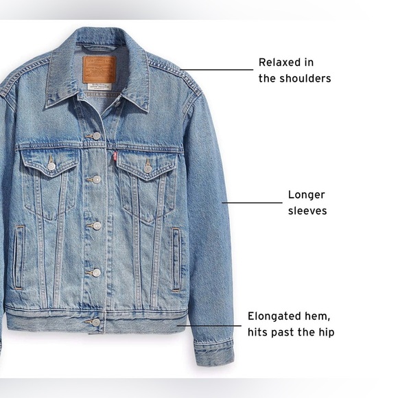 Ex boyfriend studded sleeve trucker jacket NWT - Picture 10 of 10